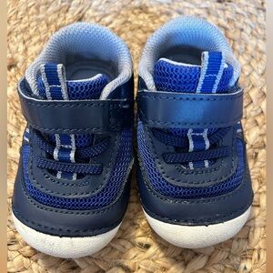 Stride Rite Kids Blue Velcro Athletic Sneakers